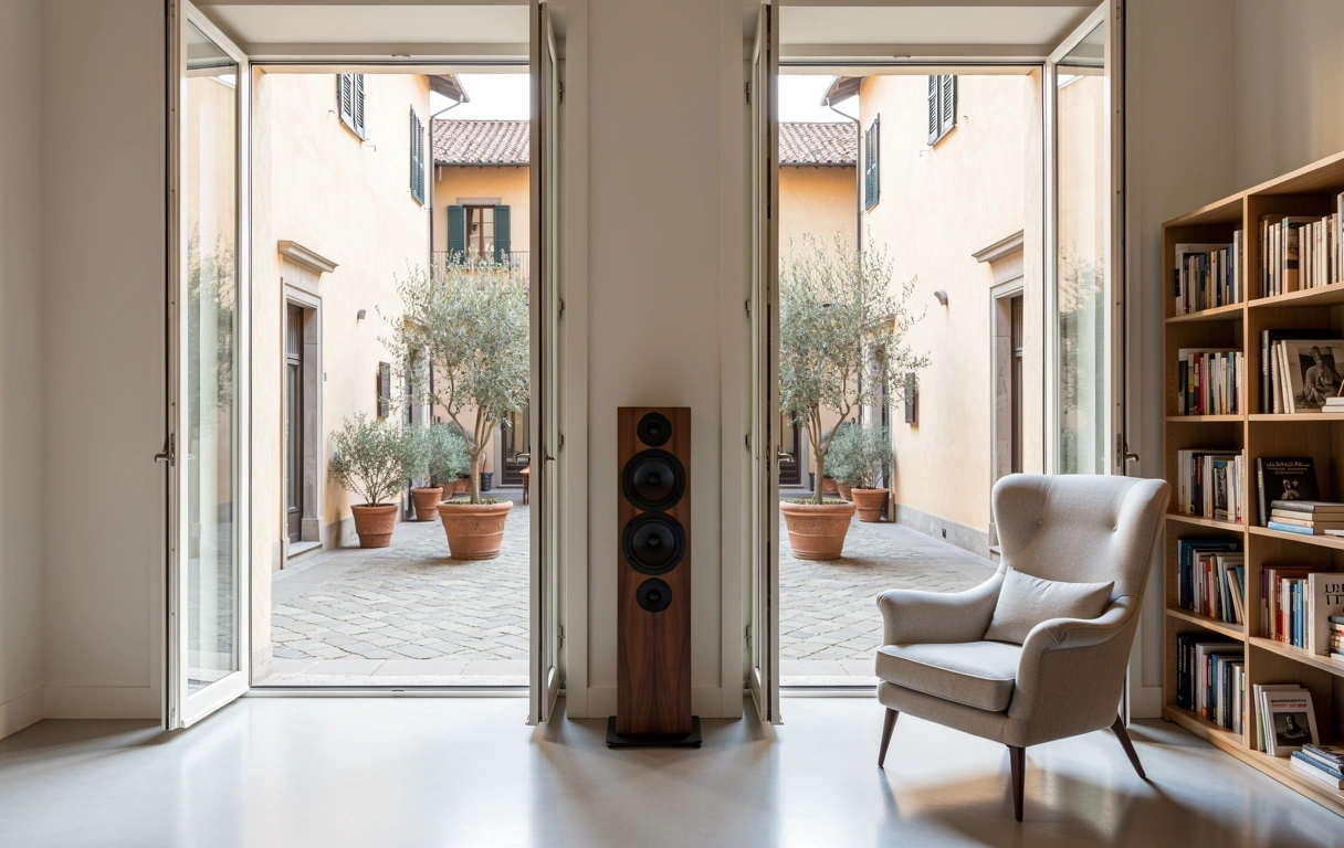 Ambiente domestico progettato per il benessere acustico
